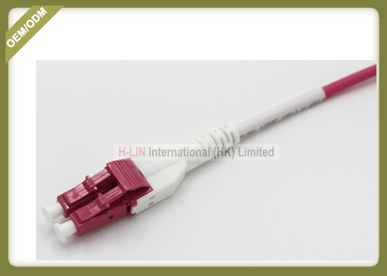 China tipo de Uniboot do cabo de remendo da fibra do duplex de 10G OM4 para a rede local fornecedor